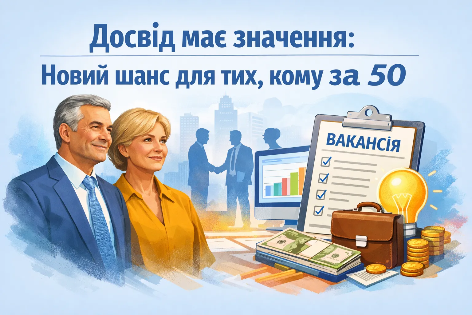 «Досвід має значення»: новий шанс для тих, кому «за 50»