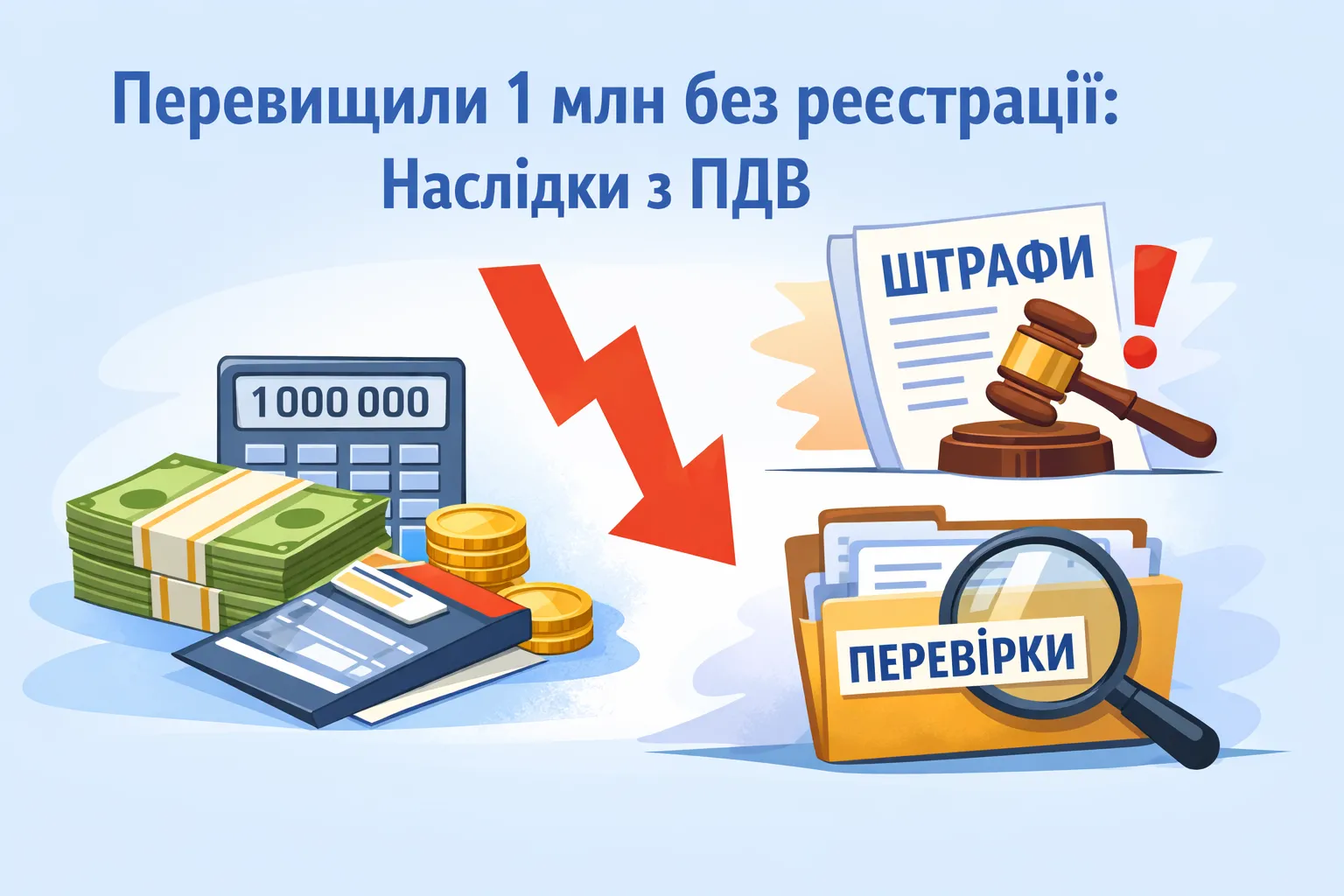 Перевищили 1 млн без реєстрації: наслідки з ПДВ