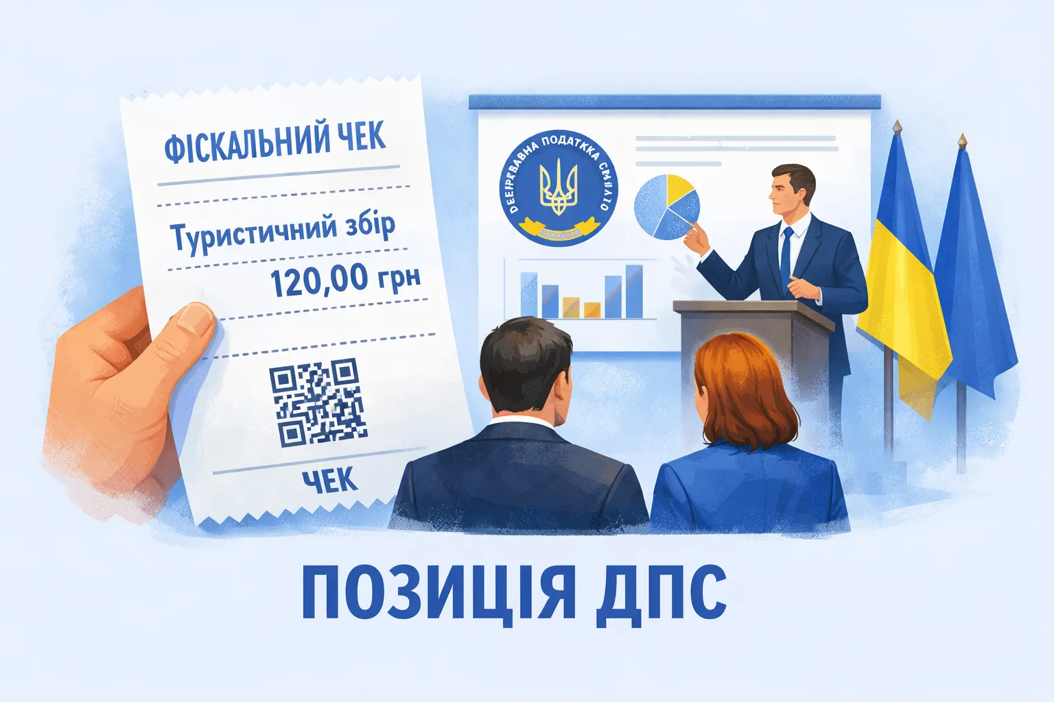 Туристичний збір у фіскальному чеку: позиція ДПС