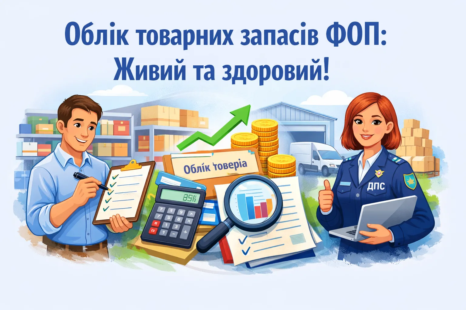 Облік товарних запасів ФОП: живий та здоровий