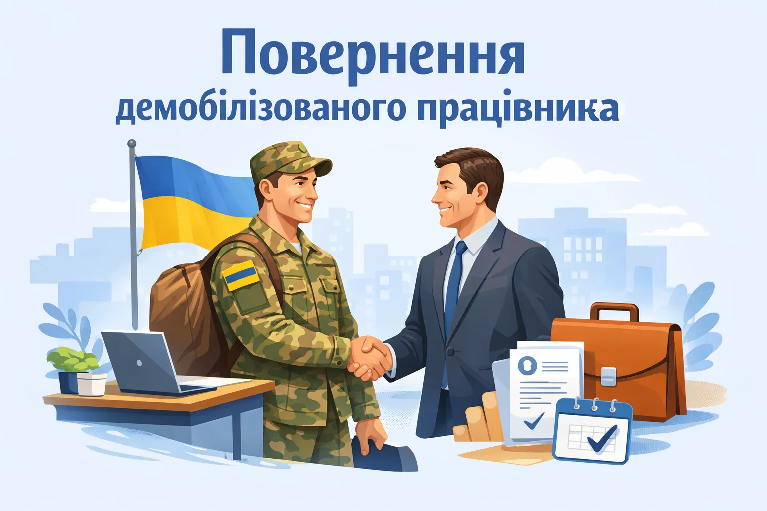 Поновлення на роботі демобілізованого працівника