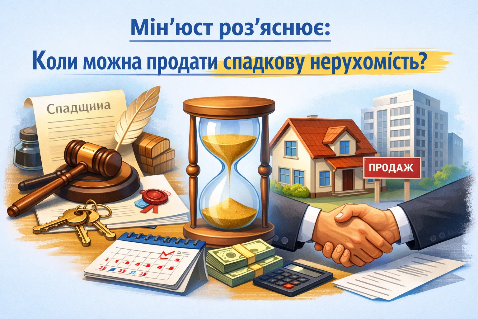 Мін'юст роз'яснює: Через який час після прийняття спадщини можна продати нерухомість