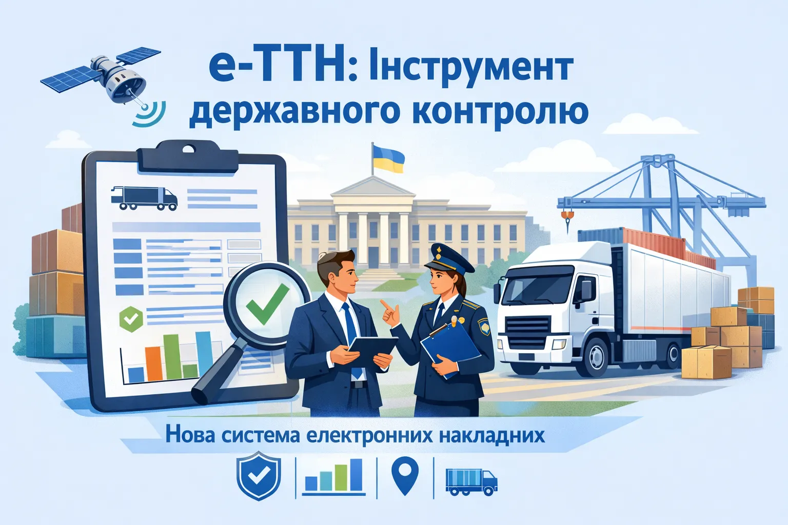 Нова система електронного документообігу е-ТТН – це інструмент державного контролю