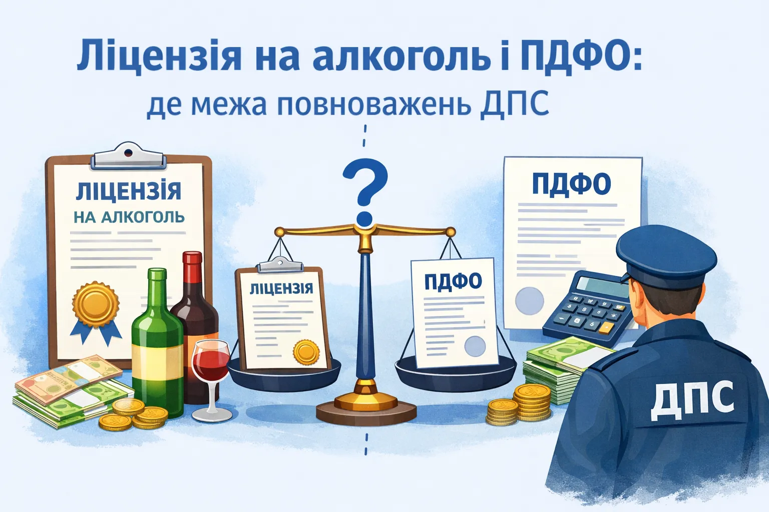Ліцензія на алкоголь і ПДФО: де межа повноважень ДПС
