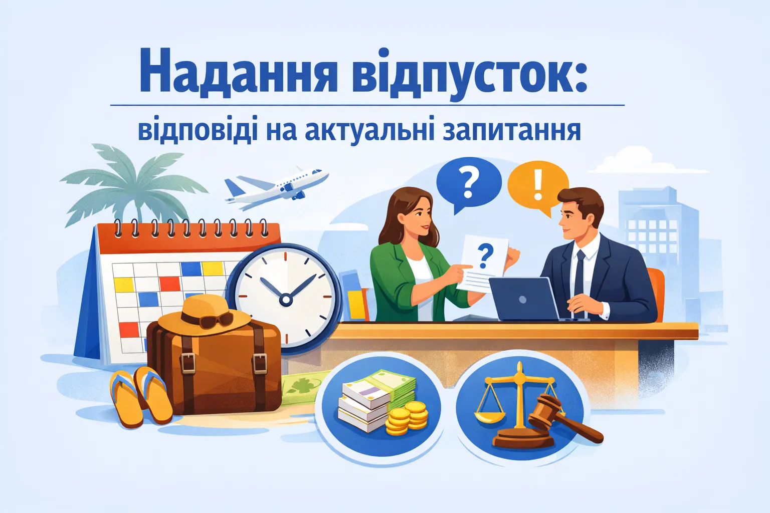 Надання відпусток: відповіді на актуальні запитання