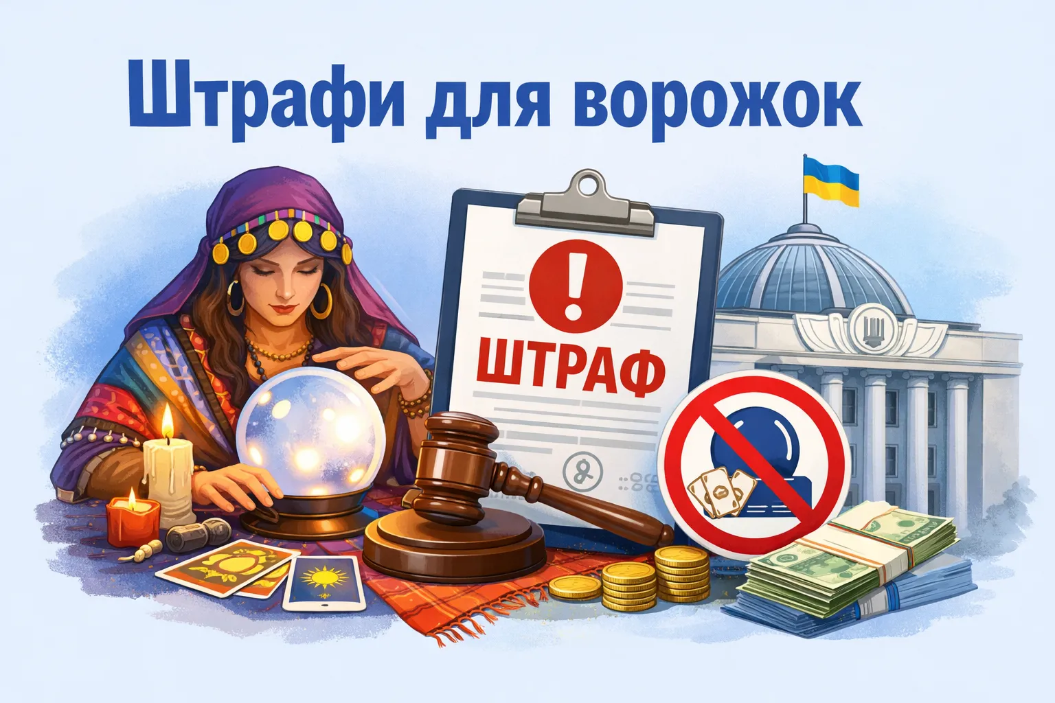 Ворожкам готують штрафи: що пропонує Рада Ворожкам готують штрафи: що пропонує Рада
