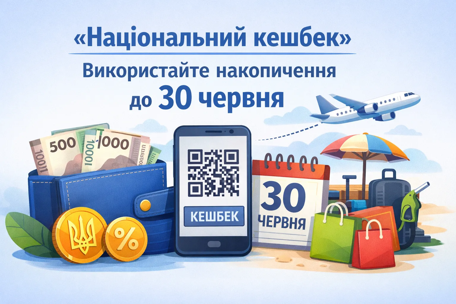 «Національний кешбек»: використайте накопичення до 30 червня