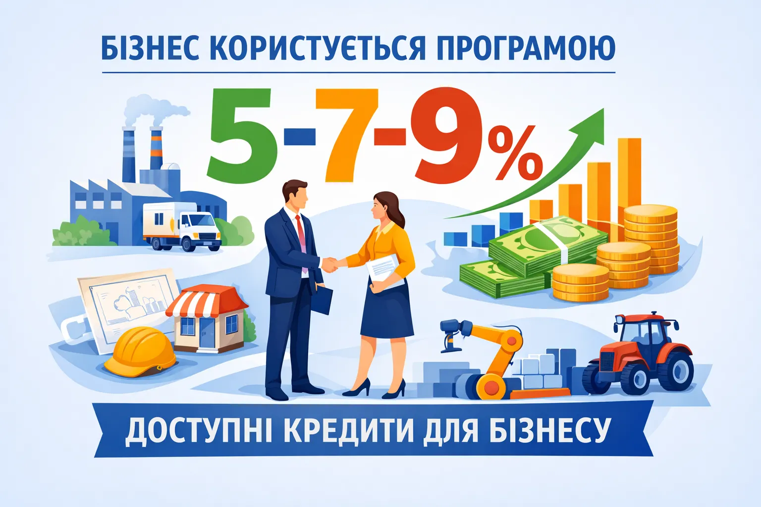 Бізнес продовжує активно користуватись програмою «5-7-9%»