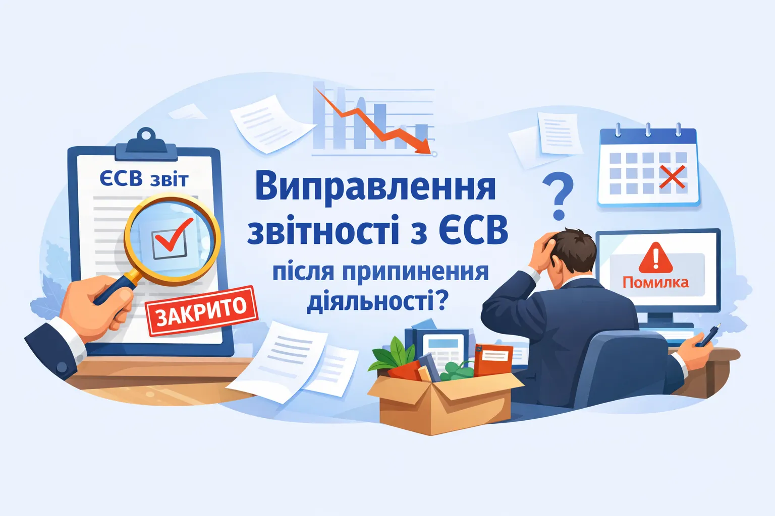 Может ли работодатель исправить отчетность по ЕСВ после прекращения деятельности