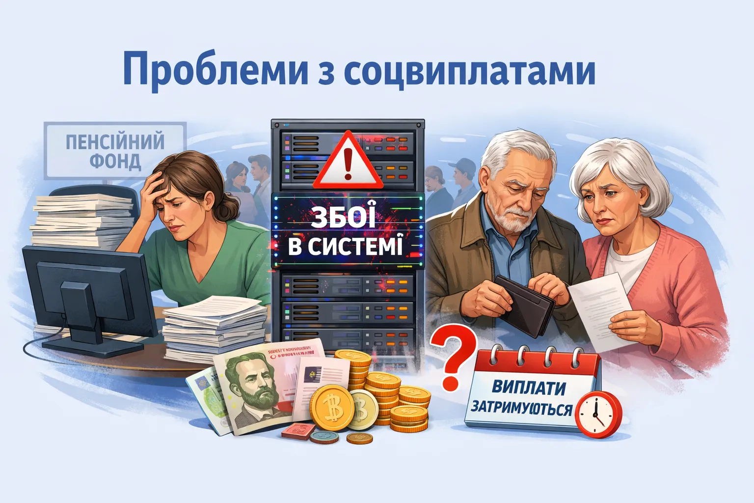 Пенсионный фонд перегружен: что стоит за сбоями в соцвыплатах