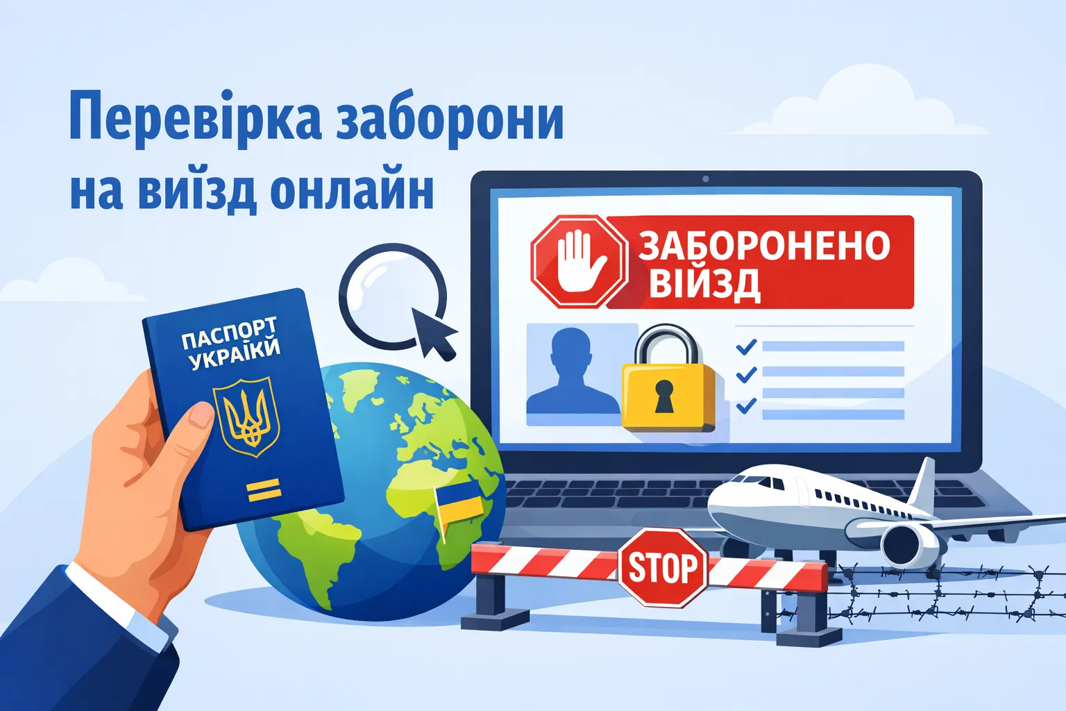 Заборону на виїзд тепер можна перевірити онлайн Заборону на виїзд тепер можна перевірити онлайн