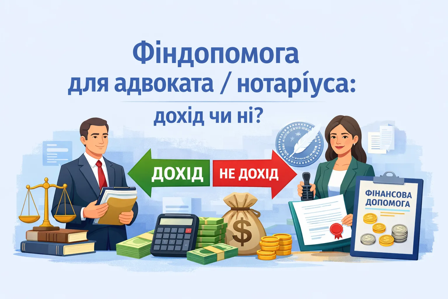 Фіндопомога для адвоката/нотаріуса: дохід чи ні?