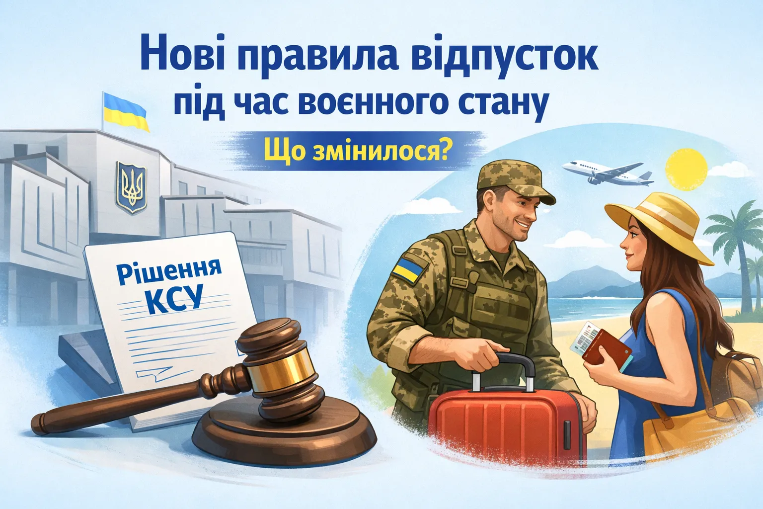 КСУ переглянув обмеження щодо відпусток під час воєнного стану: що змінилося