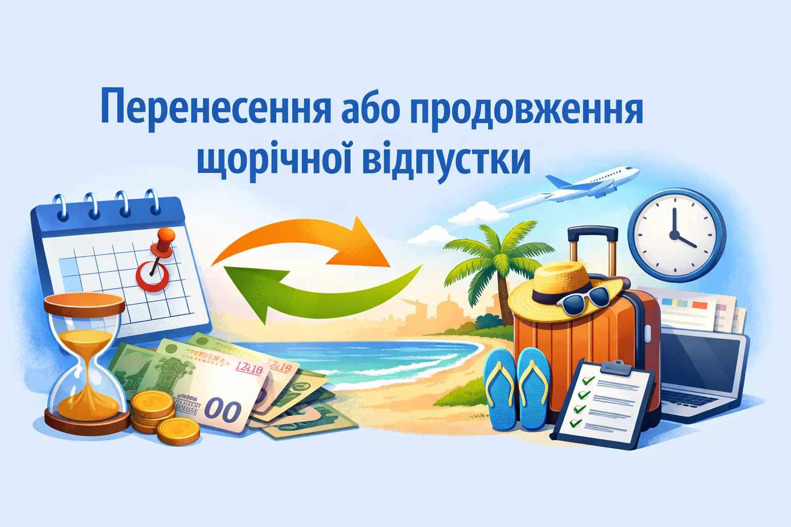Перенесення/продовження щорічної відпустки