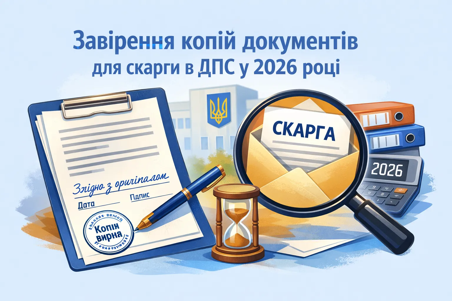 Як правильно завіряти копії документів для скарги до податкової у 2026 році