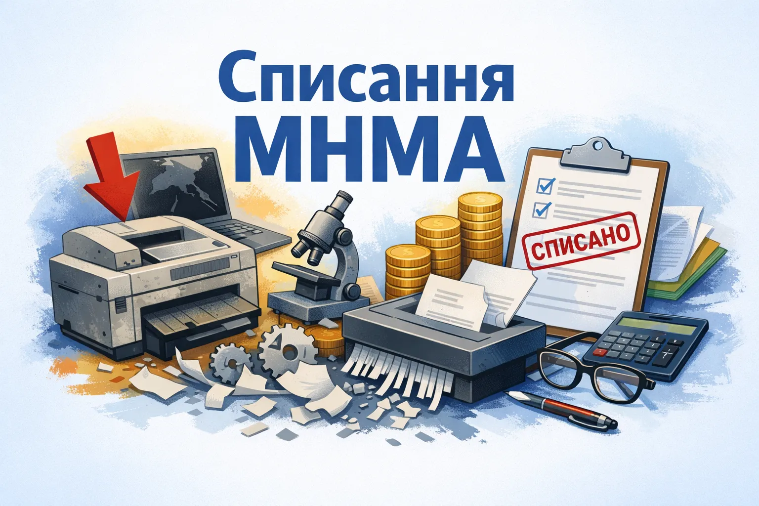 Списання МНМА Списання МНМА