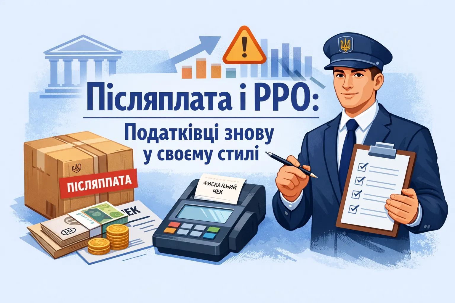Післяплата і РРО: податківці знову у своєму стилі