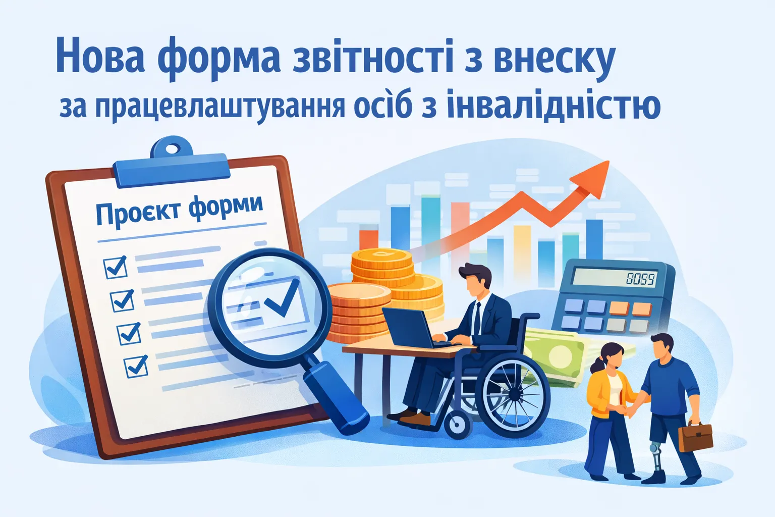 Форма звітності з «інвалідного» внеску: оприлюднено проєкт форми 