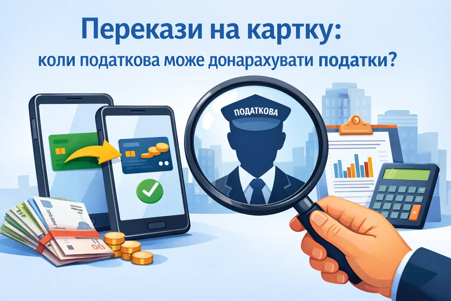 Перекази на картку: коли податкова може донарахувати податки Перекази на картку: коли податкова може донарахувати податки
