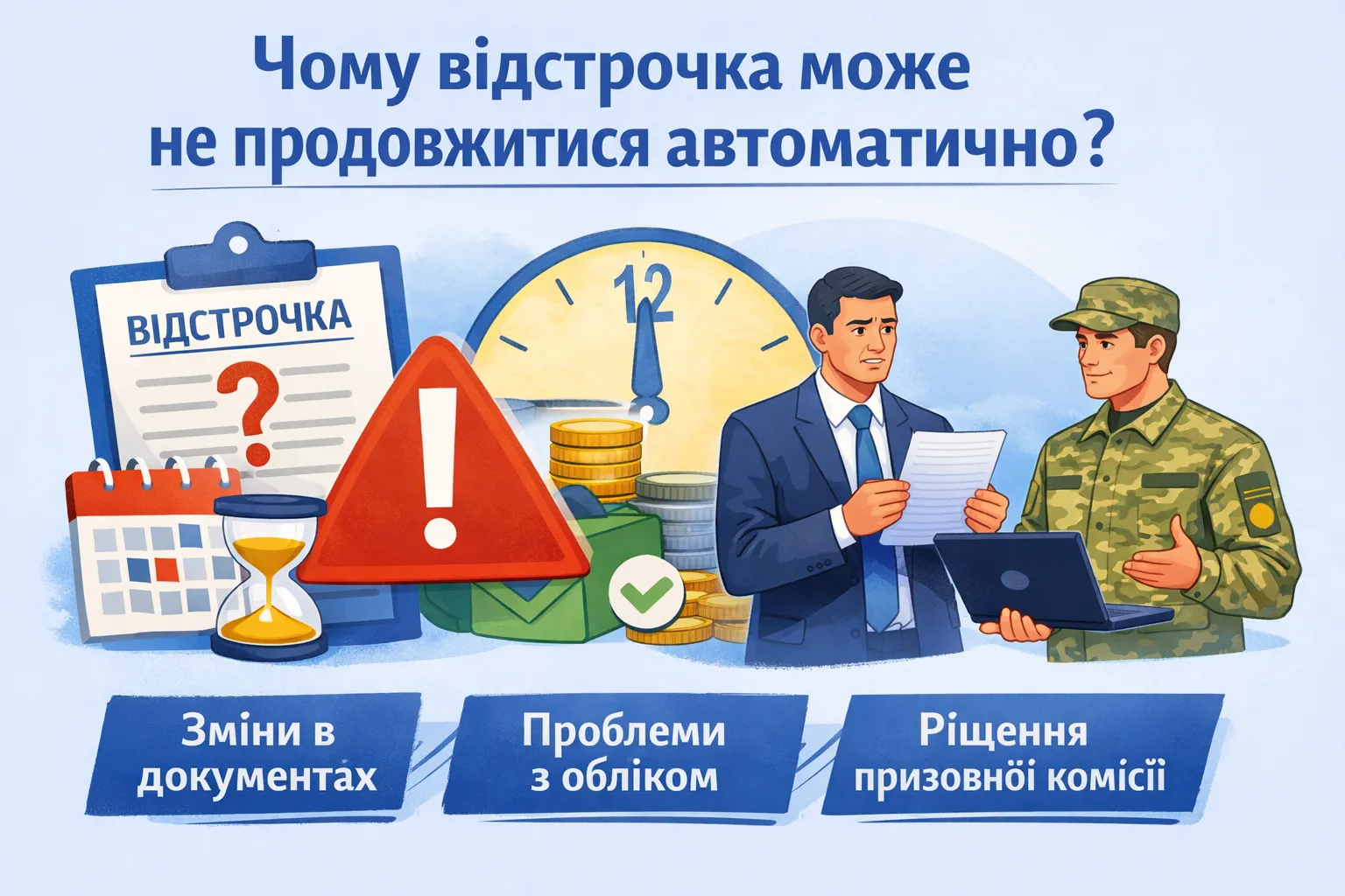 Почему отсрочка может не продлиться автоматически?