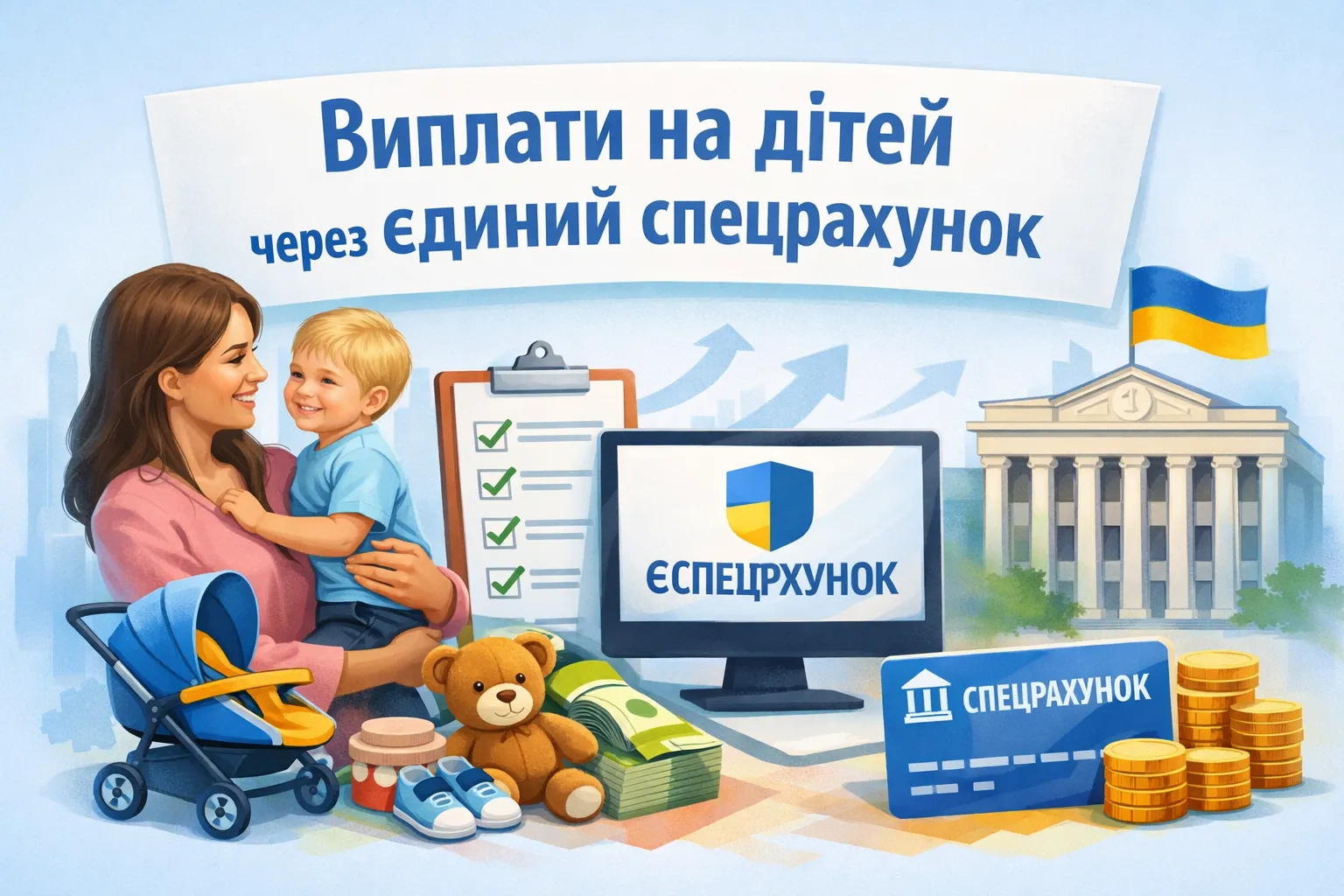 Уряд унормував нарахування «дитячих» виплат через єдиний спецрахунок
