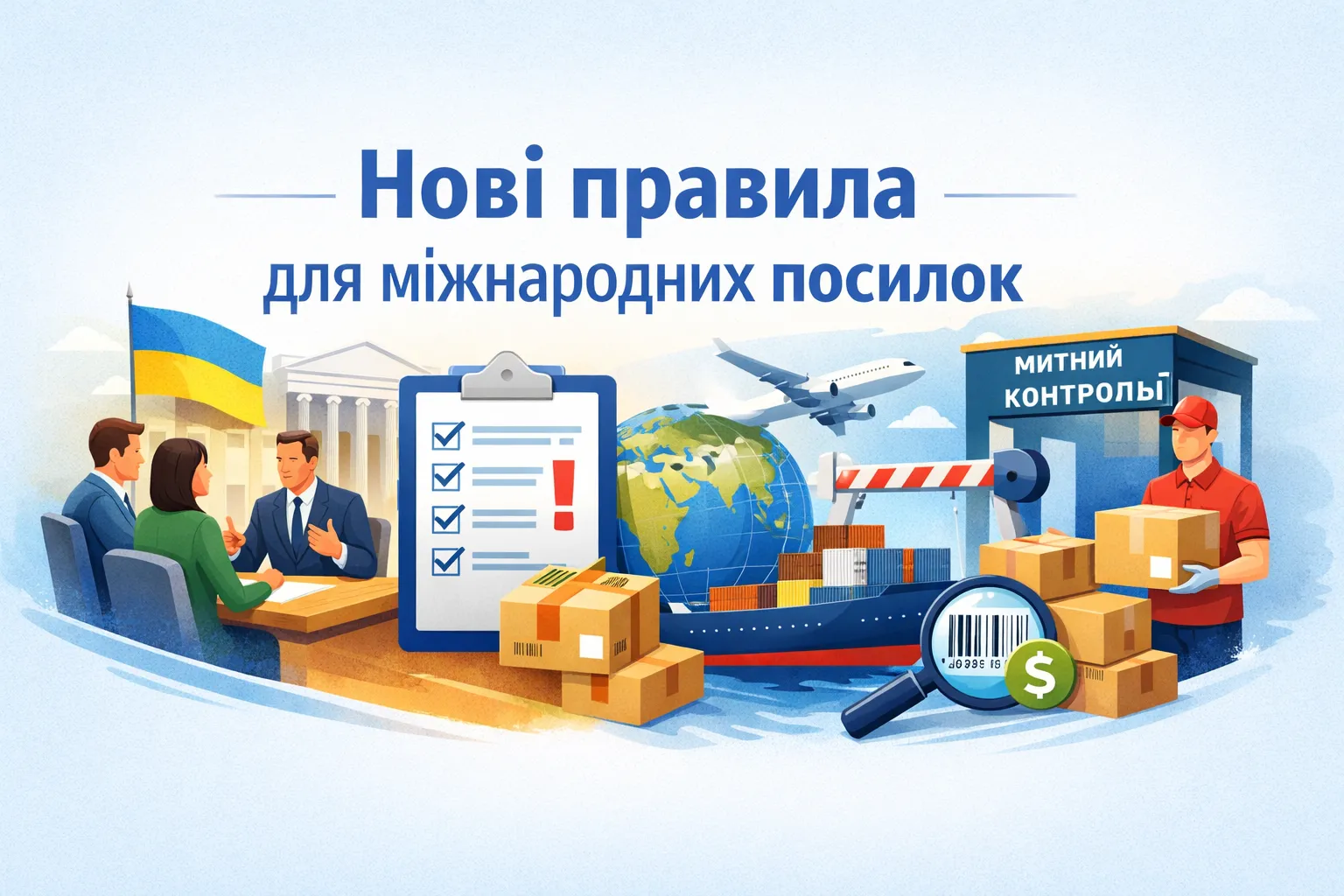 Бізнес та влада обговорили нові правила для міжнародних посилок