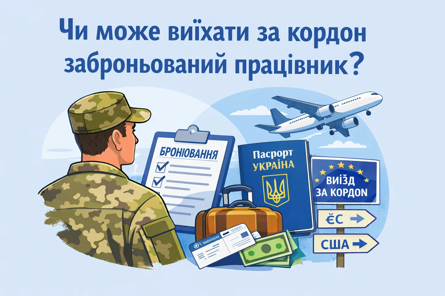 Может ли выехать за границу забронированный работник?