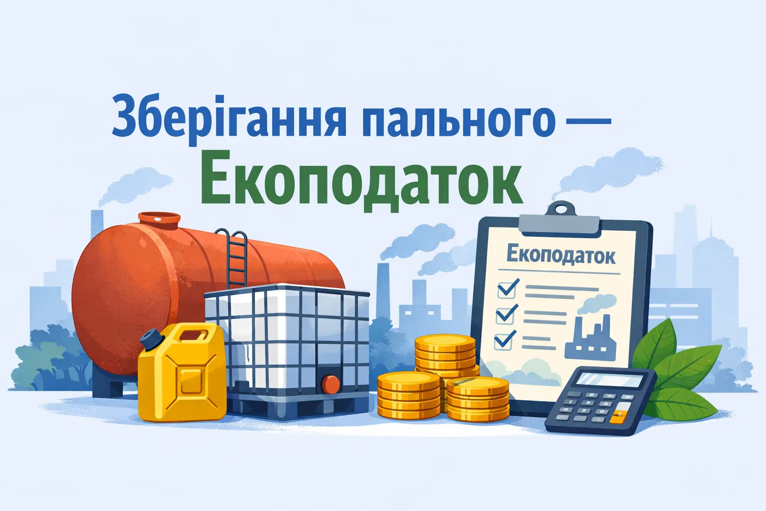 Зберігаєте пальне в ємностях? Платіть екоподаток