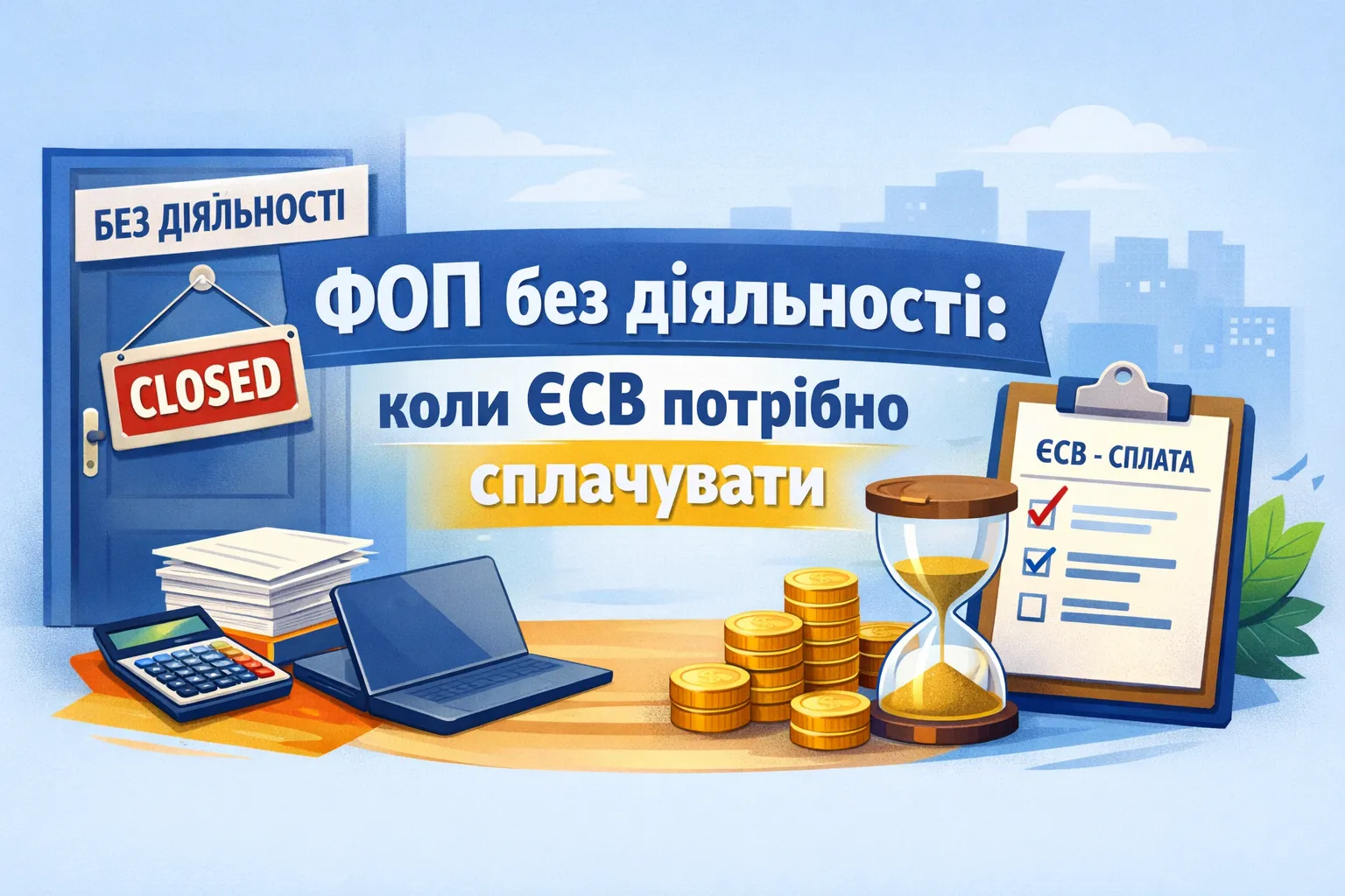ФОП без діяльності: коли ЄСВ потрібно сплачувати