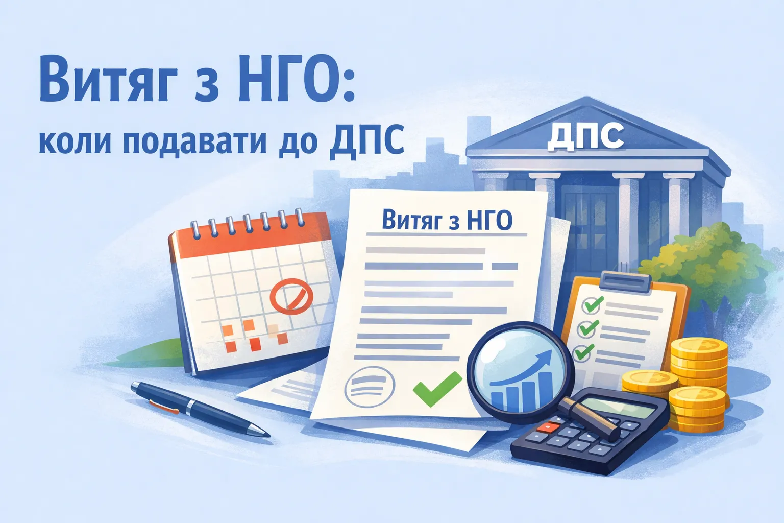 Витяг з НГО: коли подавати до ДПС