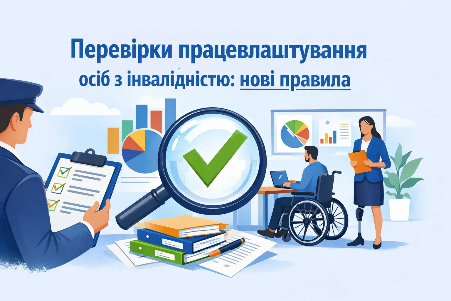 Кабмін оновив порядок перевірок нормативу працевлаштування осіб з інвалідністю