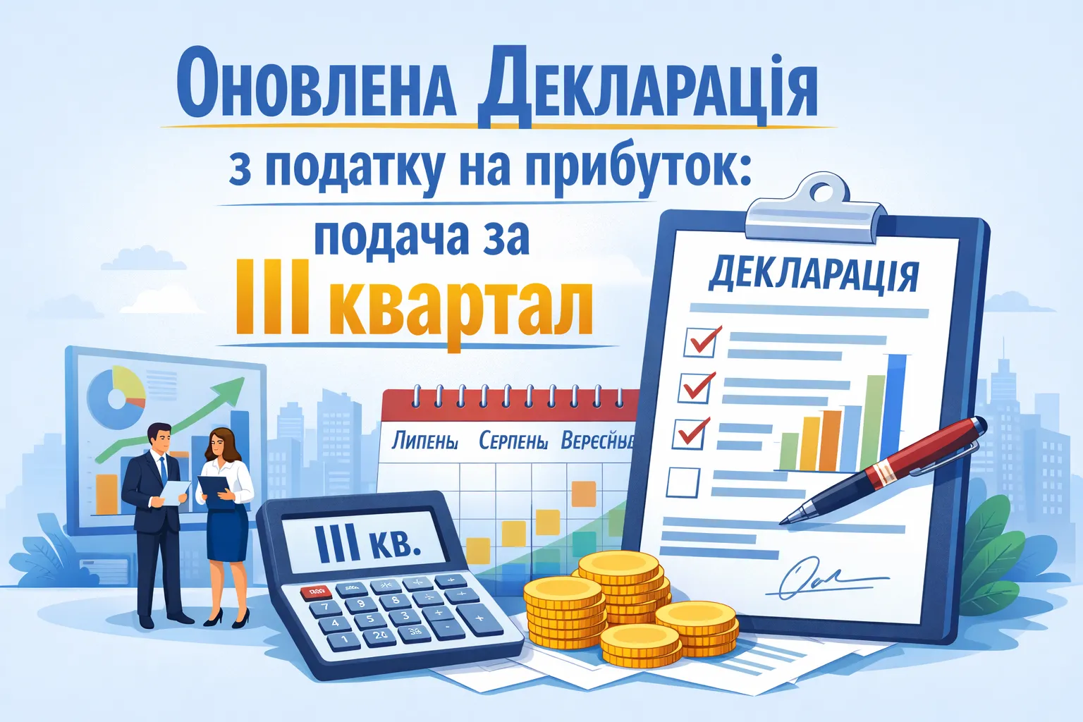Обновленную Декларацию по налогу на прибыль впервые подавать за III квартал