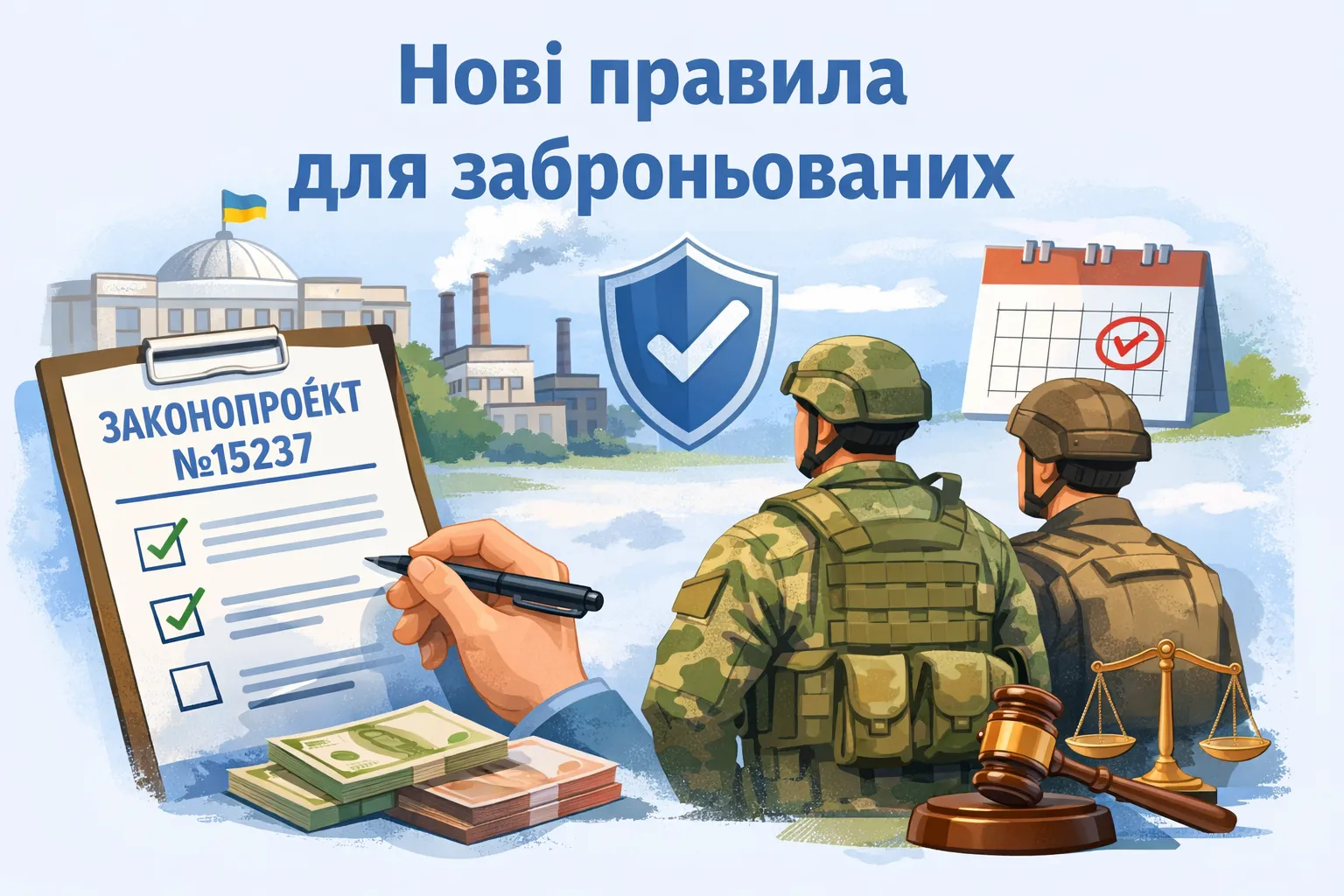 Законопроєкт №15237: нові правила для заброньованих