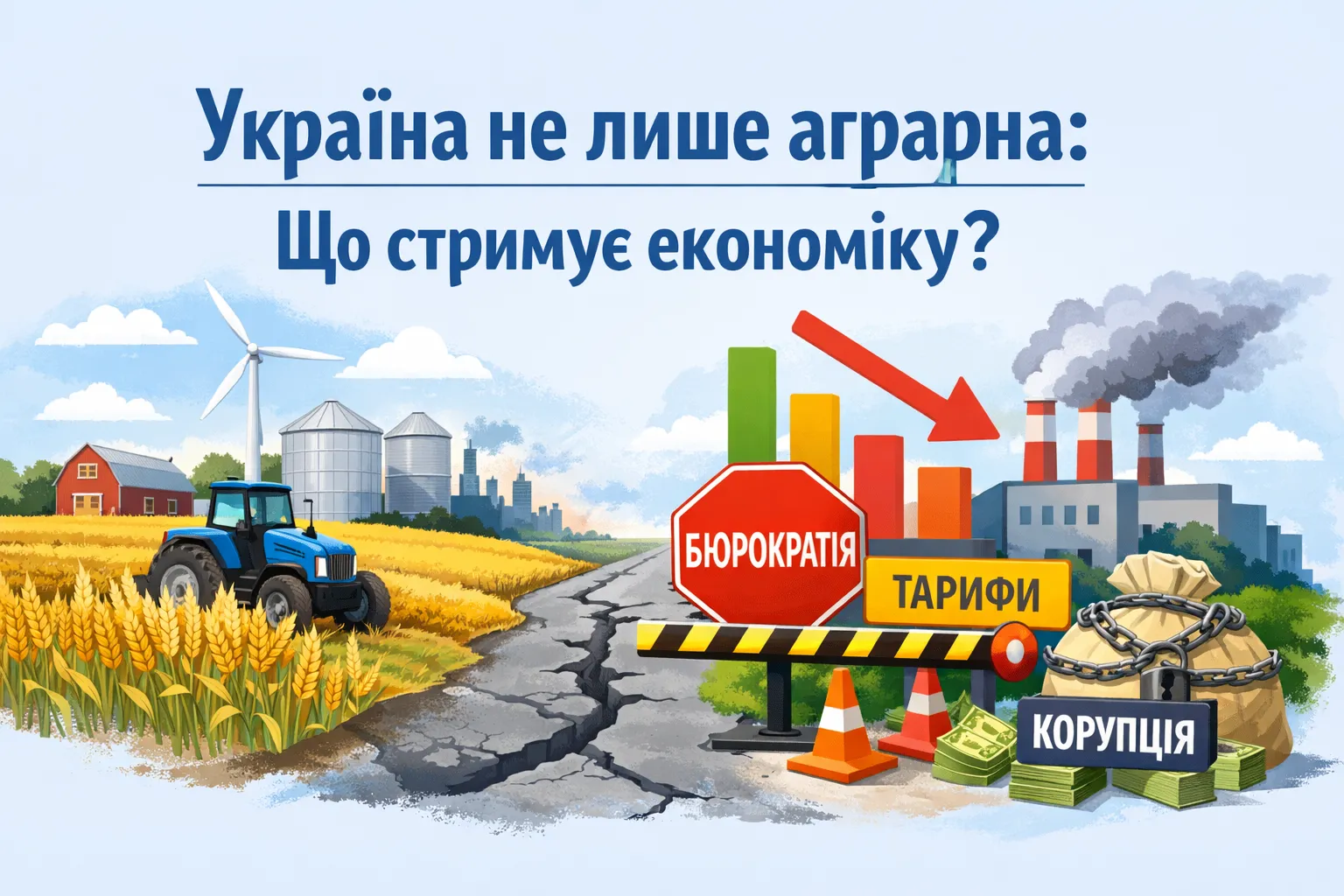 Україна не лише аграрна: що насправді стримує економіку