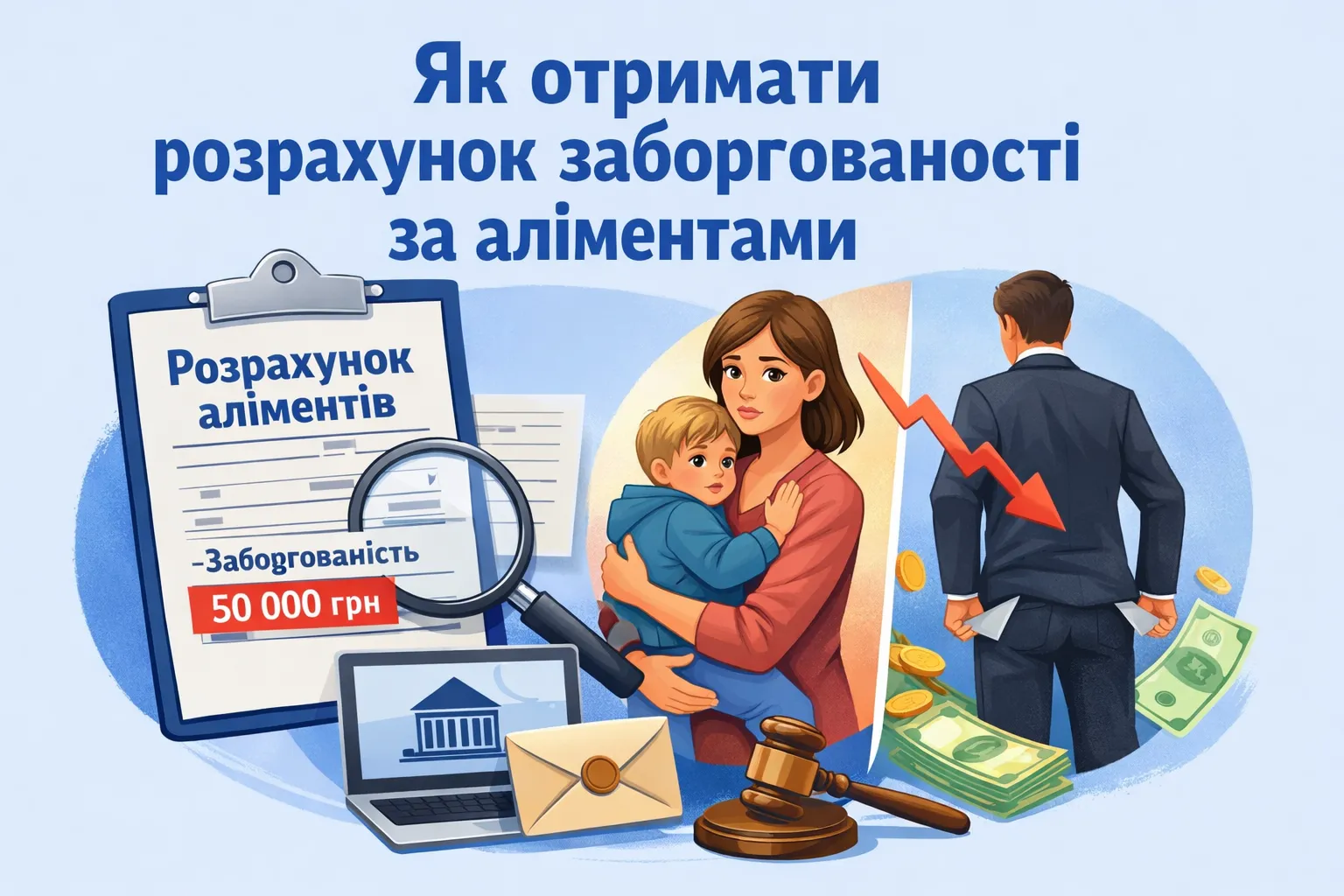 Як отримати розрахунок заборгованості за аліментами Як отримати розрахунок заборгованості за аліментами