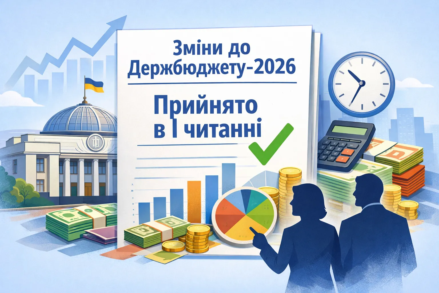 Парламент прийняв у І читанні проєкт змін до Держбюджету-2026