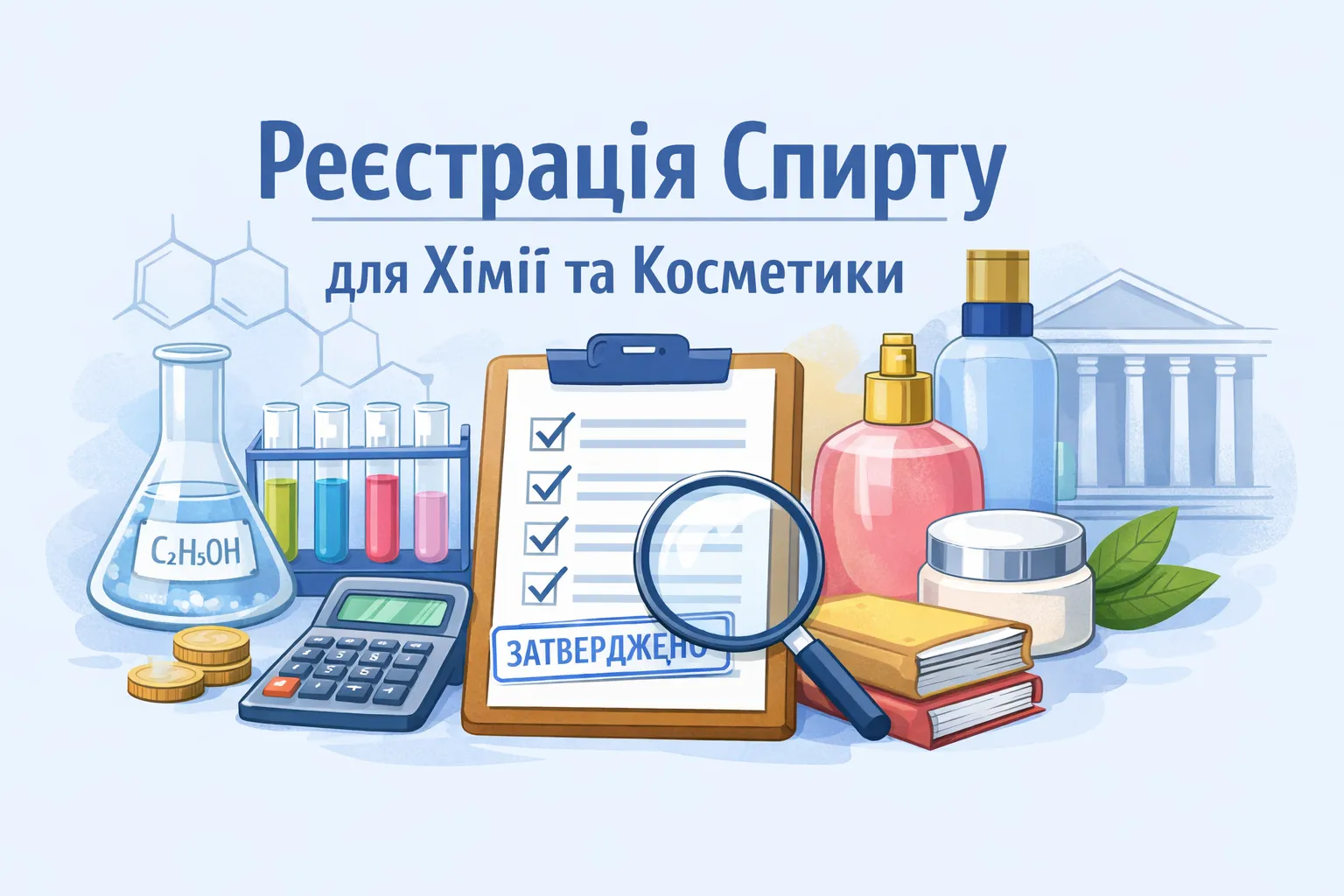 Спирт для хімії й косметики: правила внесення до реєстру