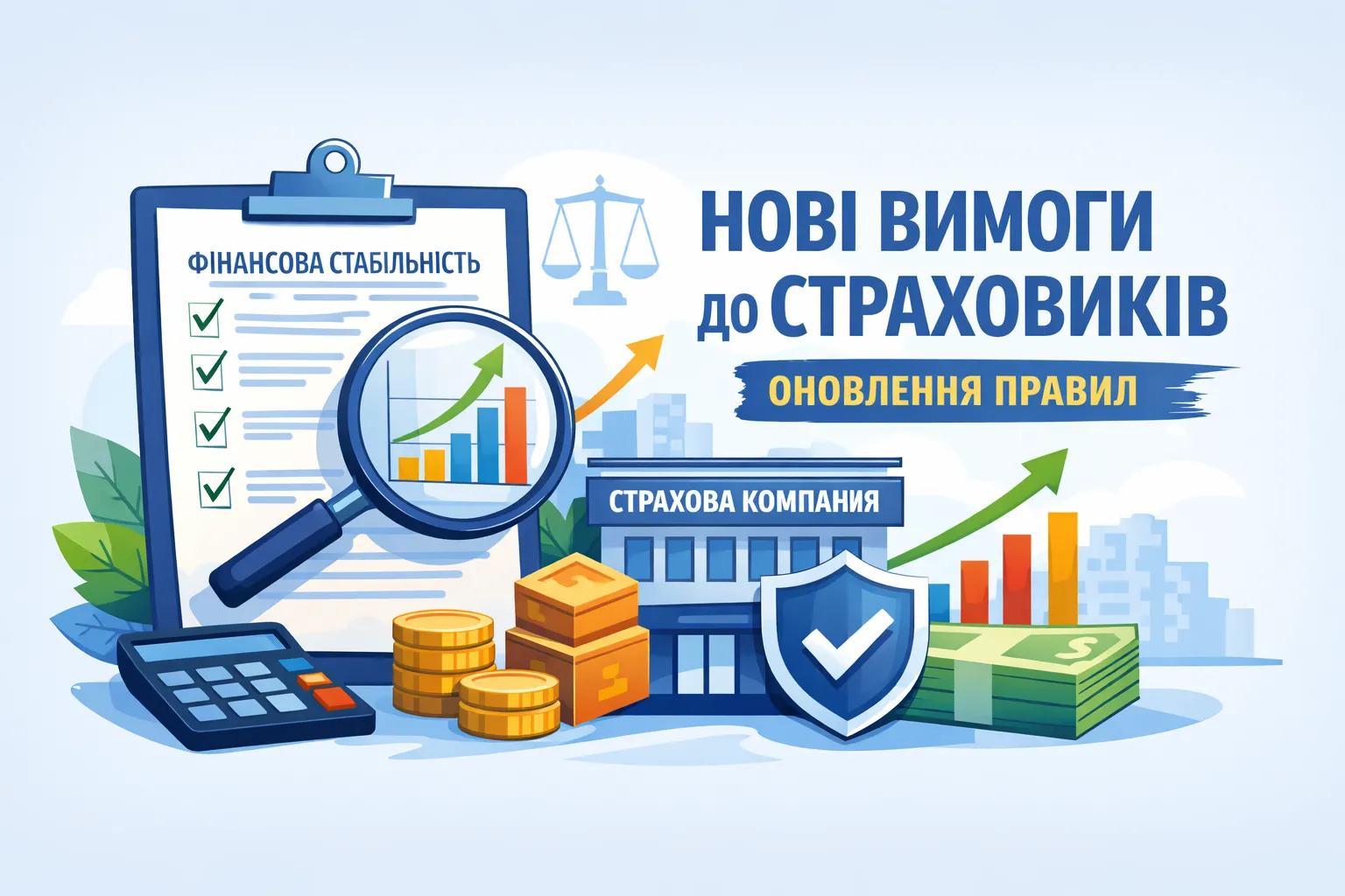 Вимоги до платоспроможності страховика буде оновлено