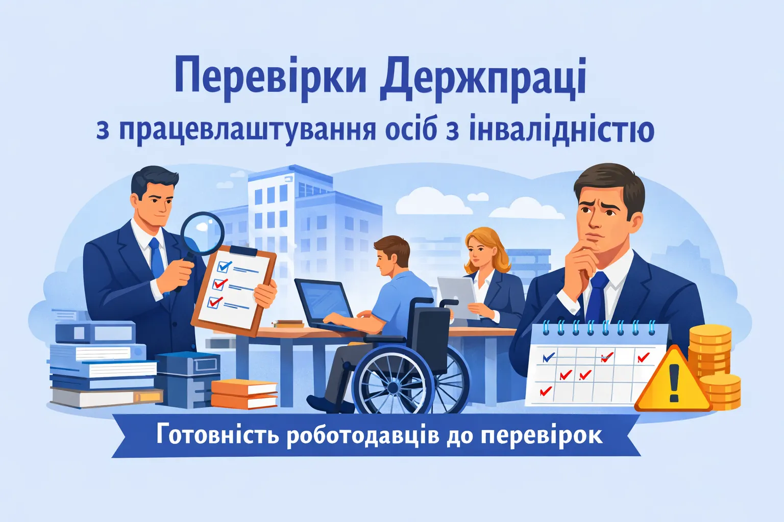 Перевірки Держпраці щодо нормативу працевлаштування осіб з інвалідністю: до чого готуватися роботодавцям