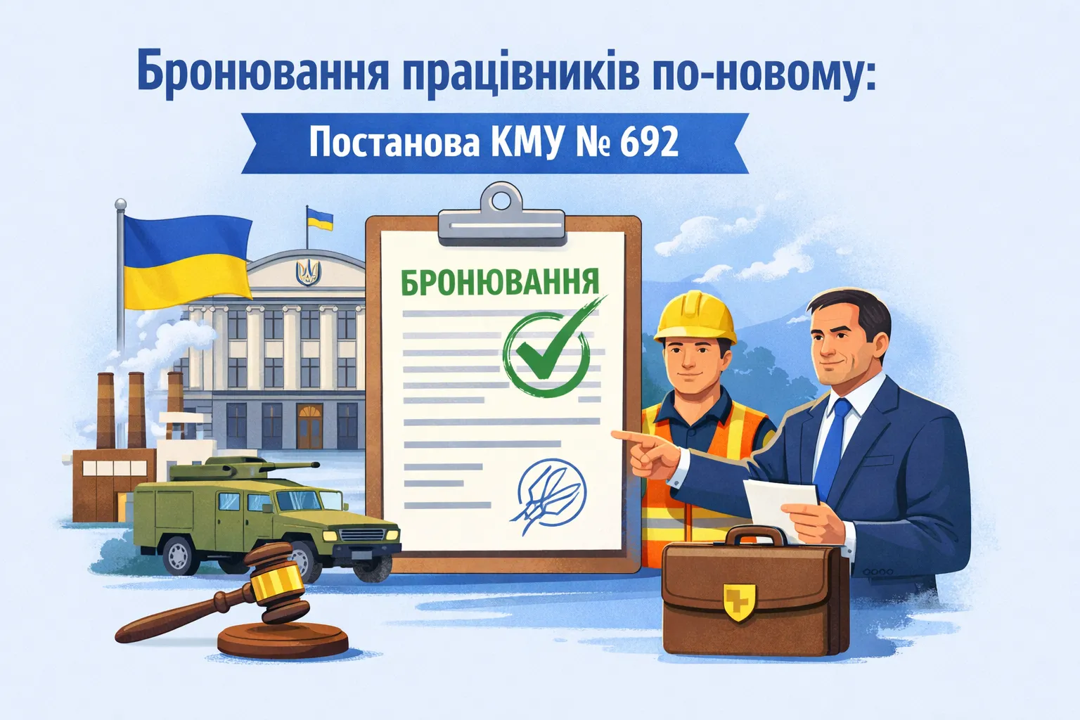 Бронирование работников по-новому: Кабмин утвердил постановление № 692