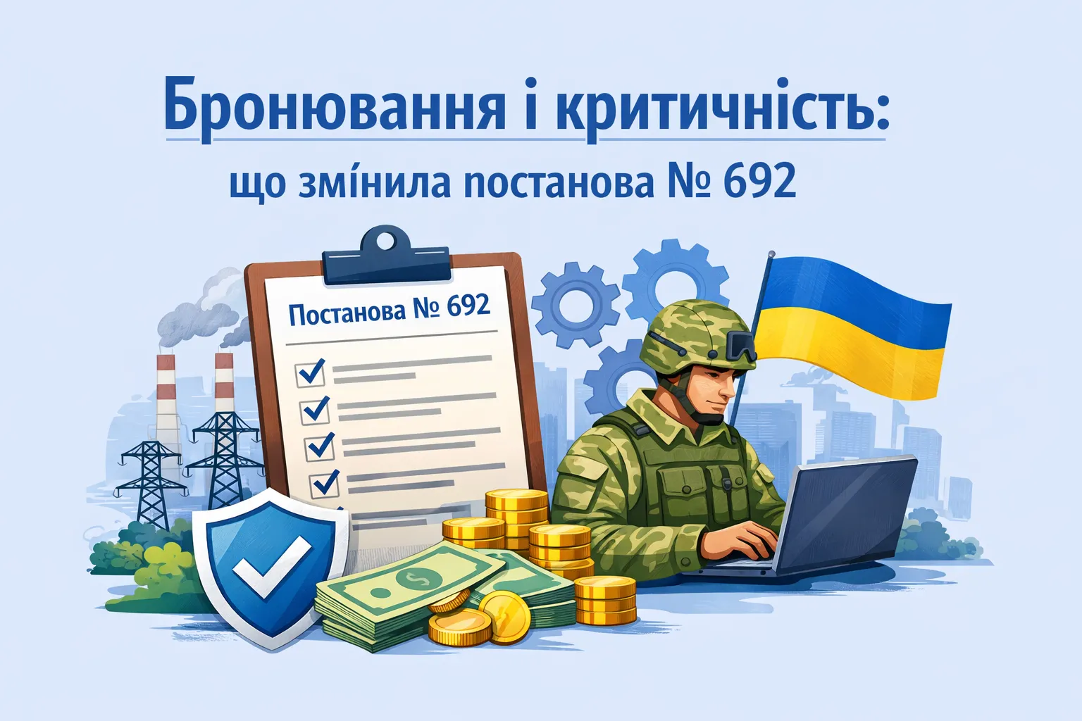 Бронювання і критичність: що змінила постанова № 692