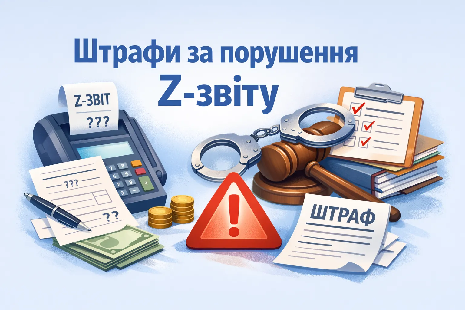Санкції за відсутність обов’язкових реквізитів Z- звіту