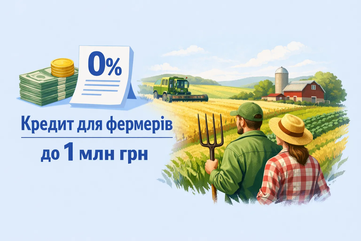 ДАР: безвідсоткові кредити фермерам до 1 млн грн