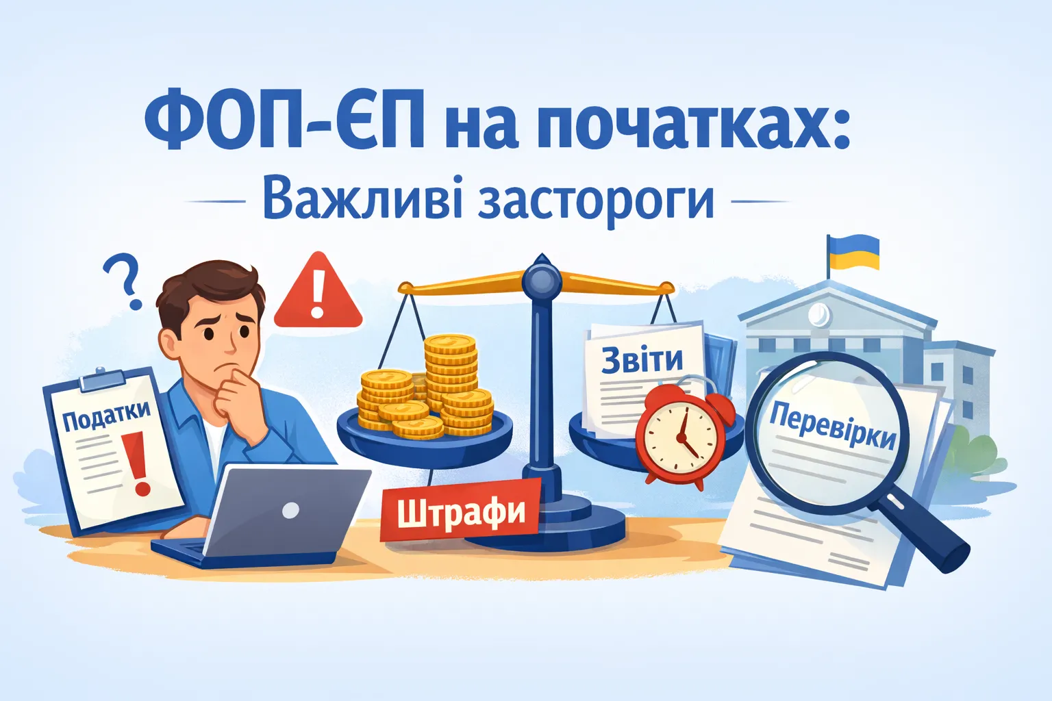ФОП-ЄП на початках: важливі застороги