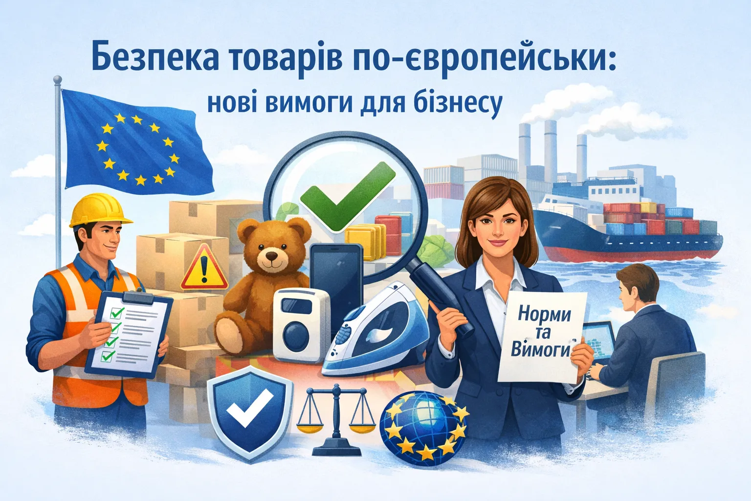 Безпечність товарів по-європейськи: бізнесу готують нові обов’язки