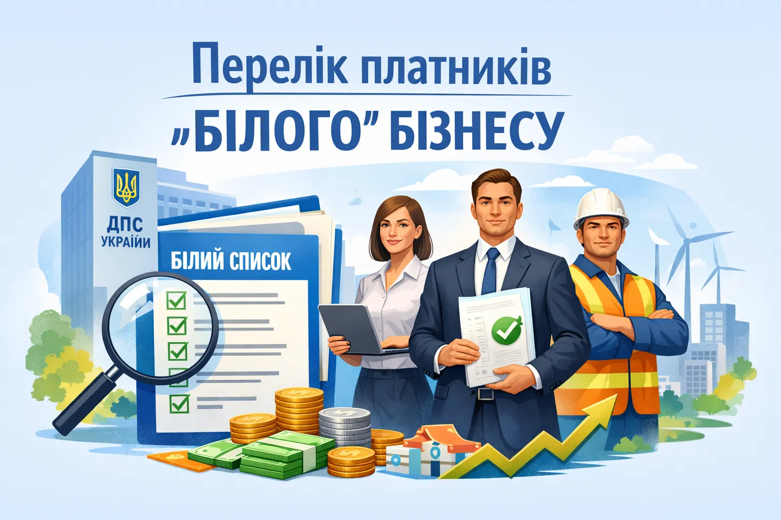 ДПС затвердила Перелік платників «білого» бізнесу  