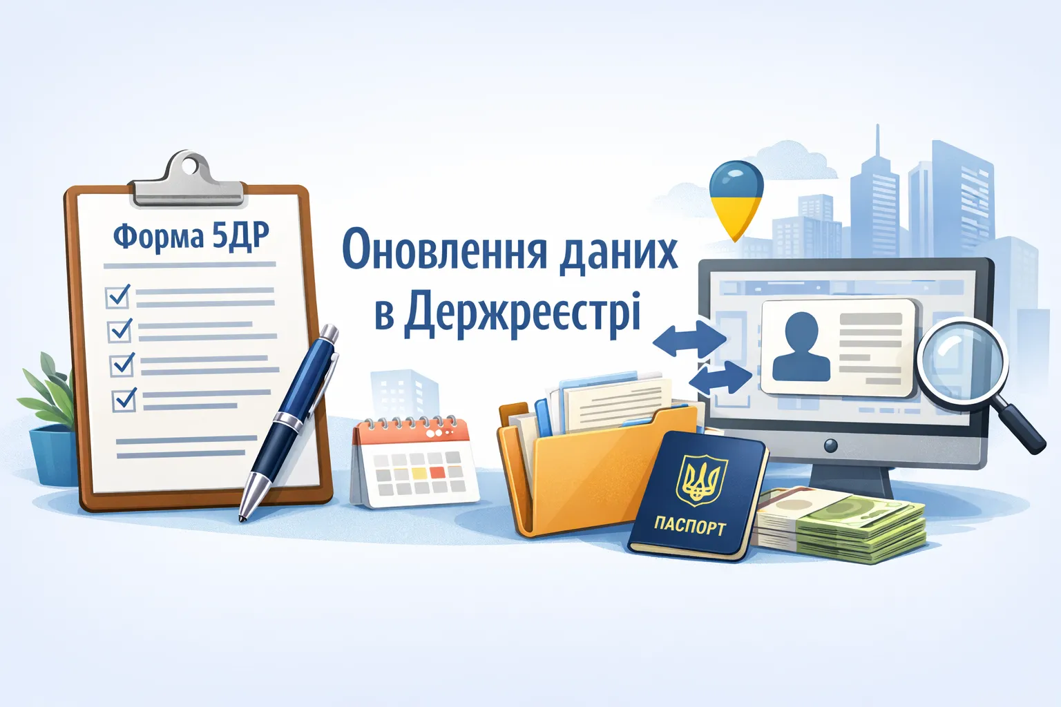 Форма 5ДР: як оновити дані в Держреєстрі фізосіб