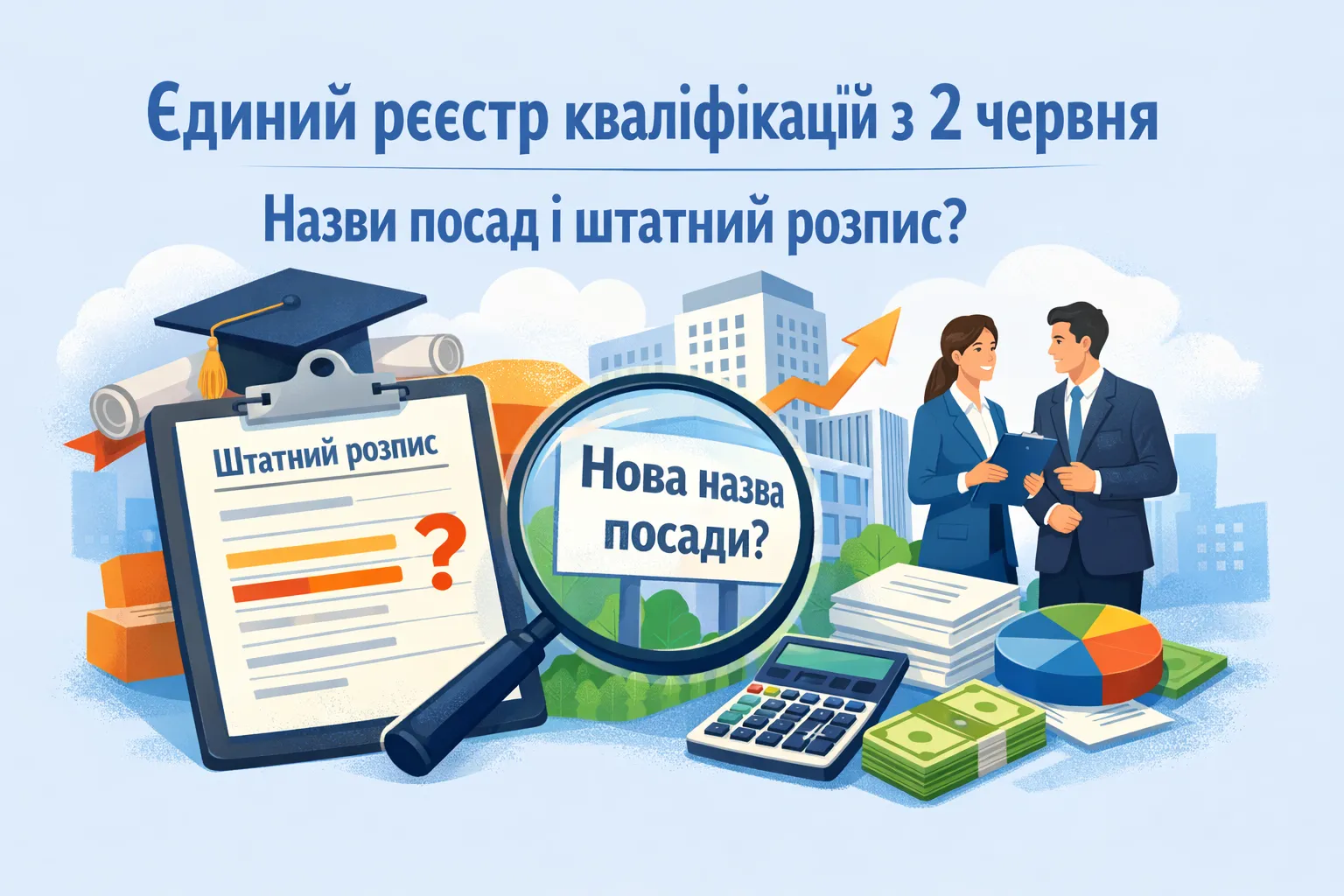 Єдиний реєстр кваліфікацій з 2 червня: чи потрібно змінювати назви посад і штатний розпис?