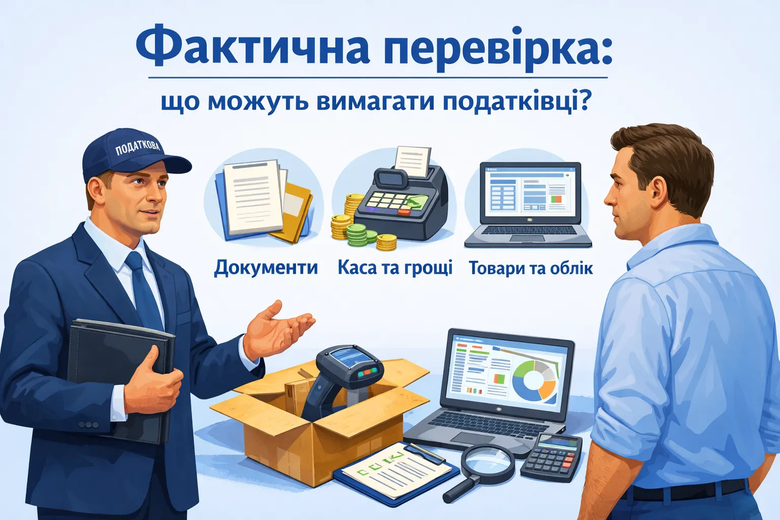 Фактична перевірка: що можуть вимагати податківці?