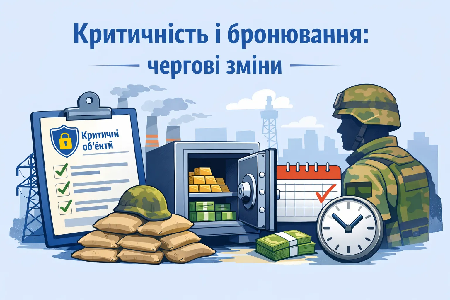 Критичність і бронювання: чергові зміни